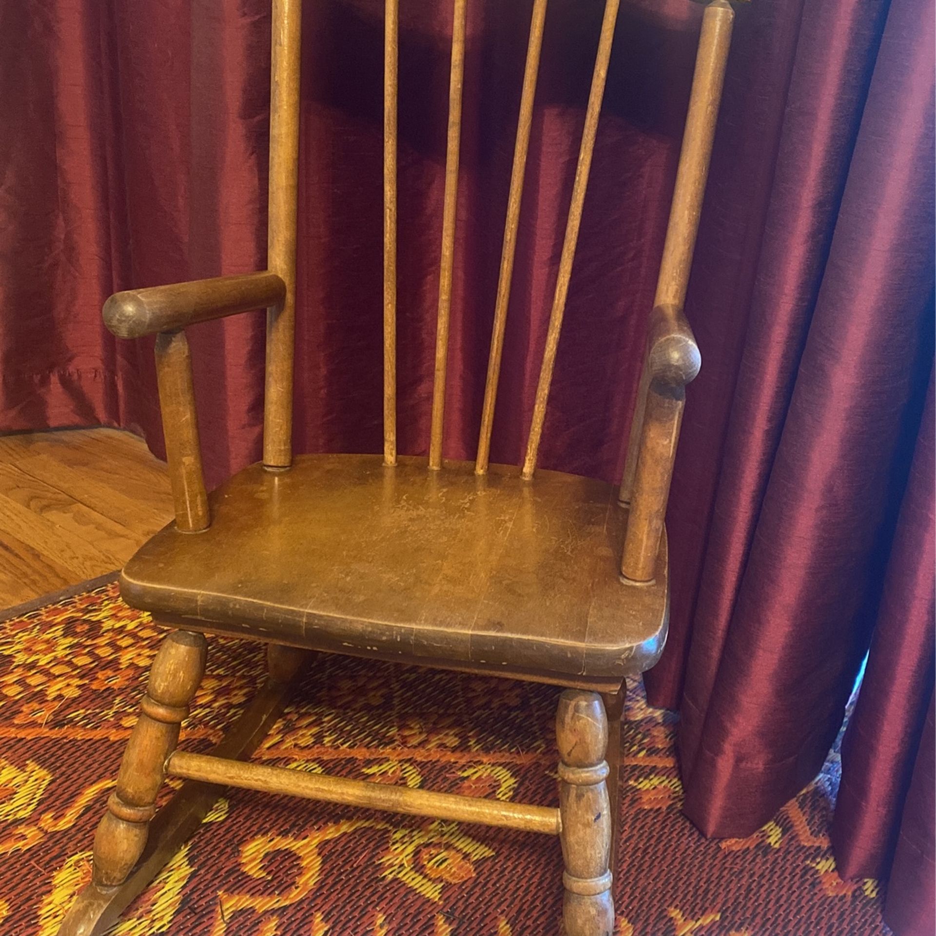 1960 s Hedstrom Child s Wooden Rocking ChairUSA for Sale in Phoenix AZ OfferUp