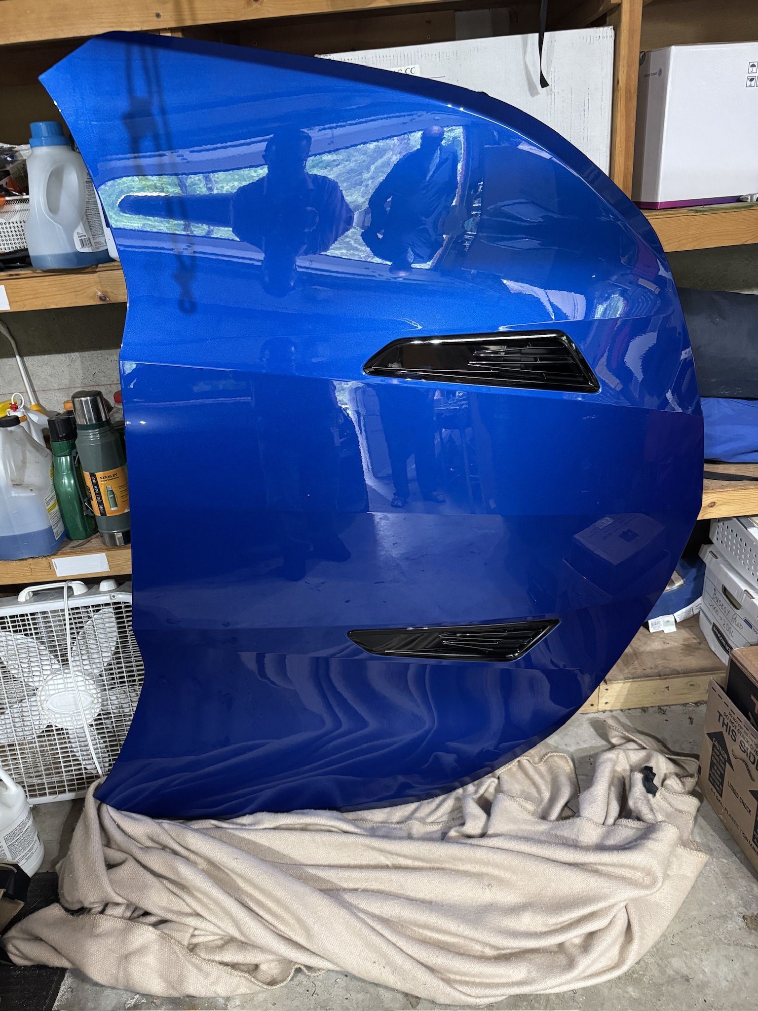 2016-2018 Chevrolet Camaro SS OEM Hood Hyper Blue Metallic