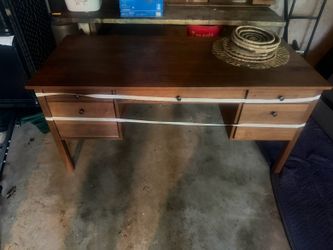 Wooden desk