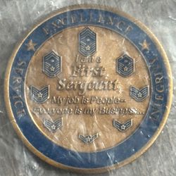 New United States Air Force First Sergeant Military Challenge Coin