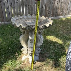 Cement Bird water Feeder 