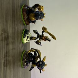 Skylander Spyros Adventure Legendary Set Bash Chop Chop Spyro 3 Pack Figures 
