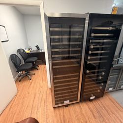 Vinotemp Wine Cooler 24”Inch Dual Zone Stainless Steel 