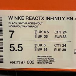 Women’s Nike ReactX Infinity RN 4 GTX