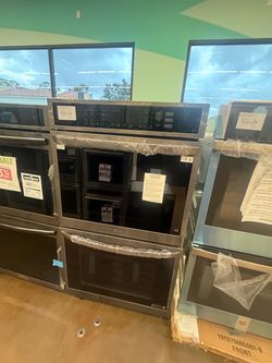 LG Dark Stainless Double Wall Oven