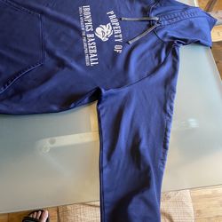 Navy Blue Minor League Baseball Team Issued Sweatshirt 