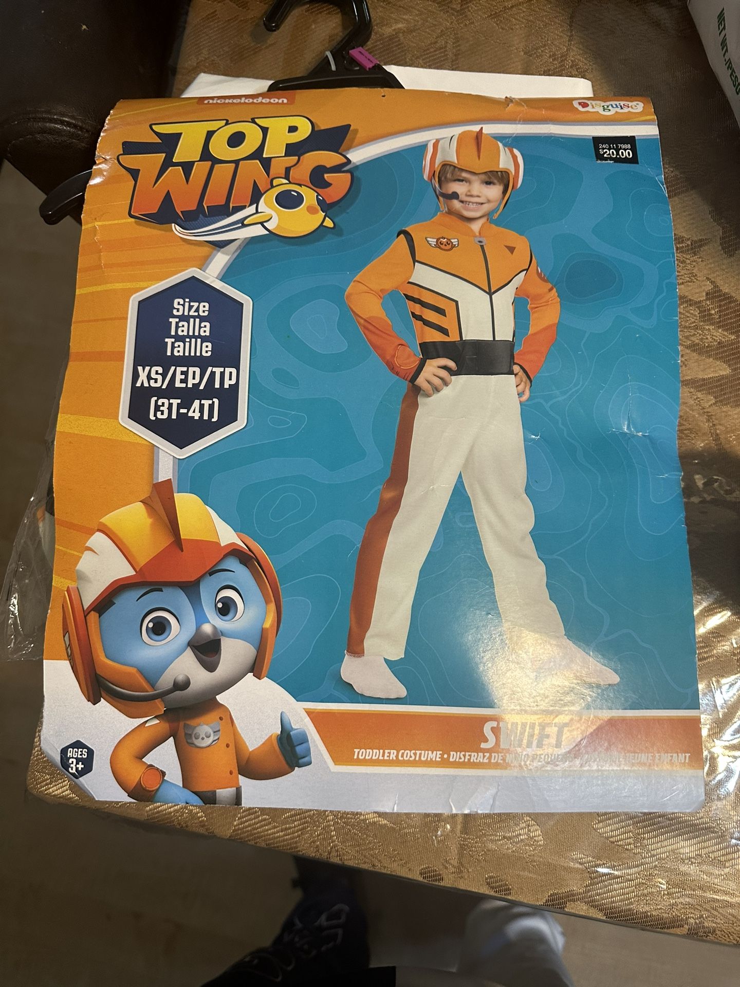 Top Wing Costume 3T-4T