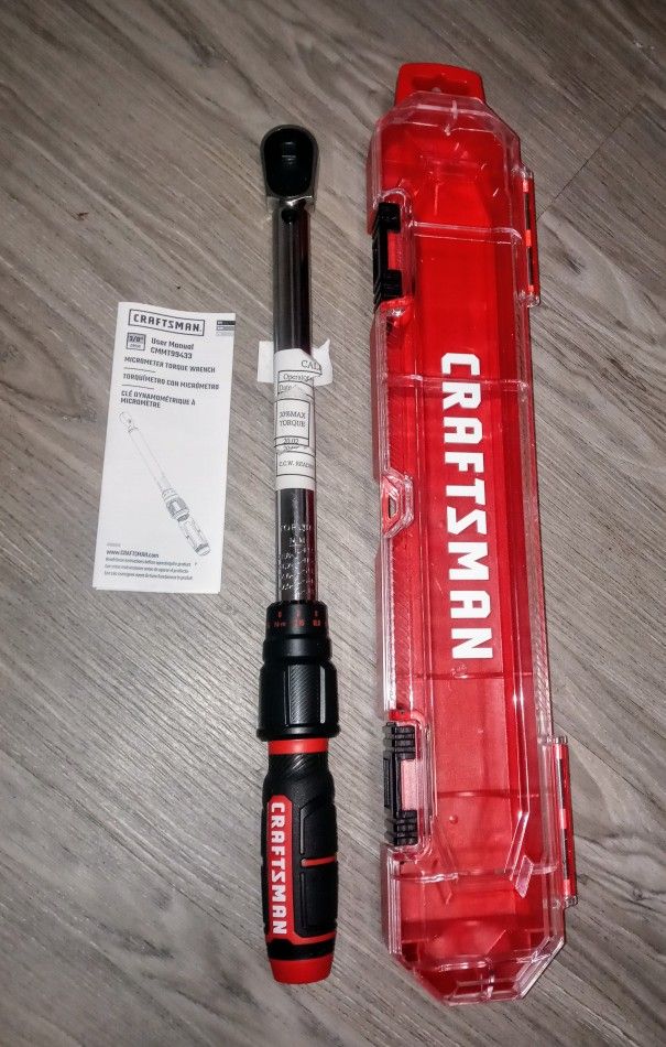 Torque Wrench Craftsman 3/8" Drive