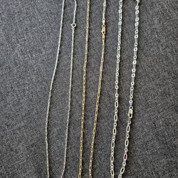 .925 Sterling Silver Petite Paperclip 