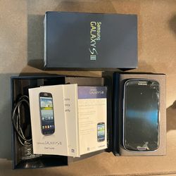 Samsung Galaxy S3 - 16 GB - Blue ~ T-Mobile ~ Open Box & Working