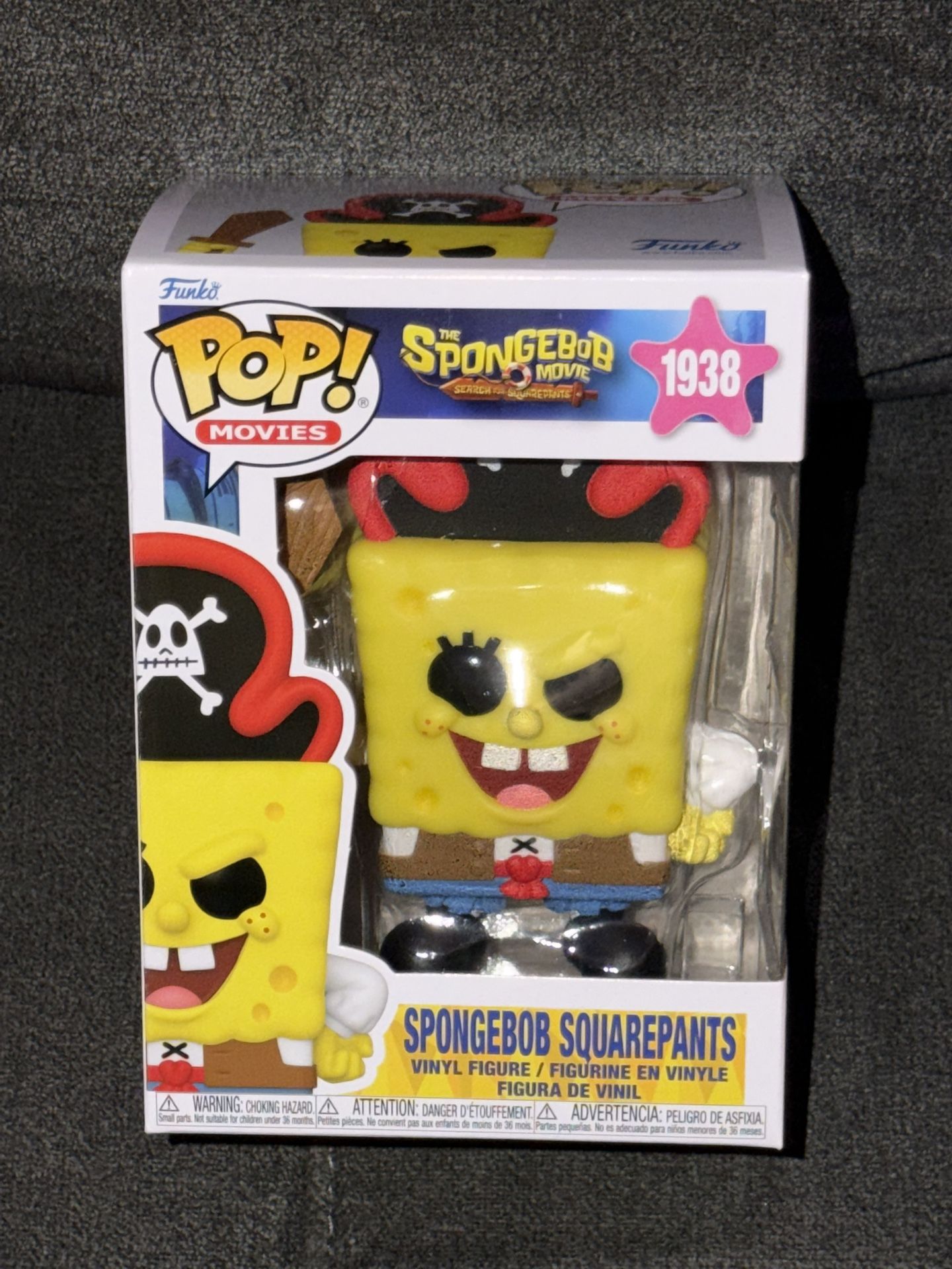 Funko Pop SpongeBob SquarePants as Pirate Vinyl Figure New In Box