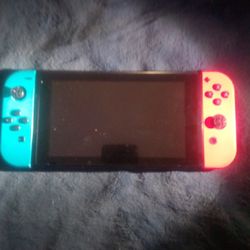 Nintendo Switch With Mario Kart