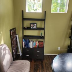 Ladder Type Shelves With Drawers