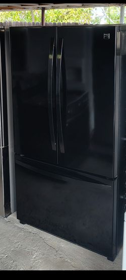 Kenmore 3 Door Black Refrigerator