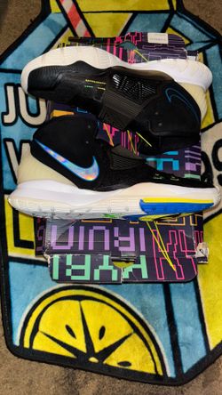 Kyrie 6 Black Soar Dynamic Yellow Size 11 Like New 