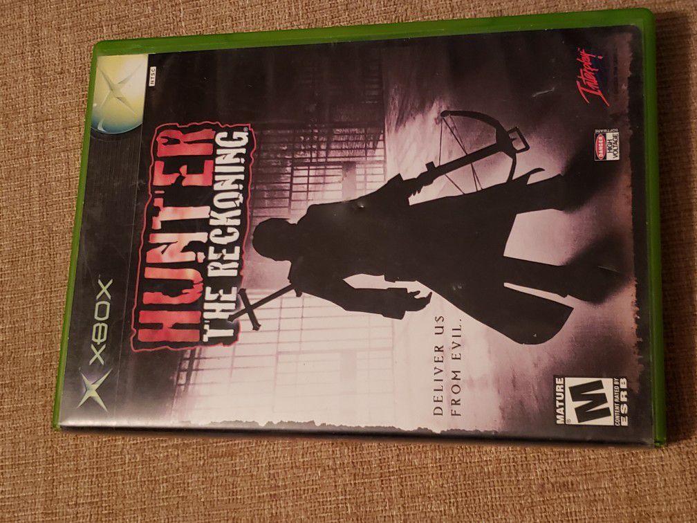 Hunter: The Reckoning (Microsoft Xbox, 2002)  Includes the manual