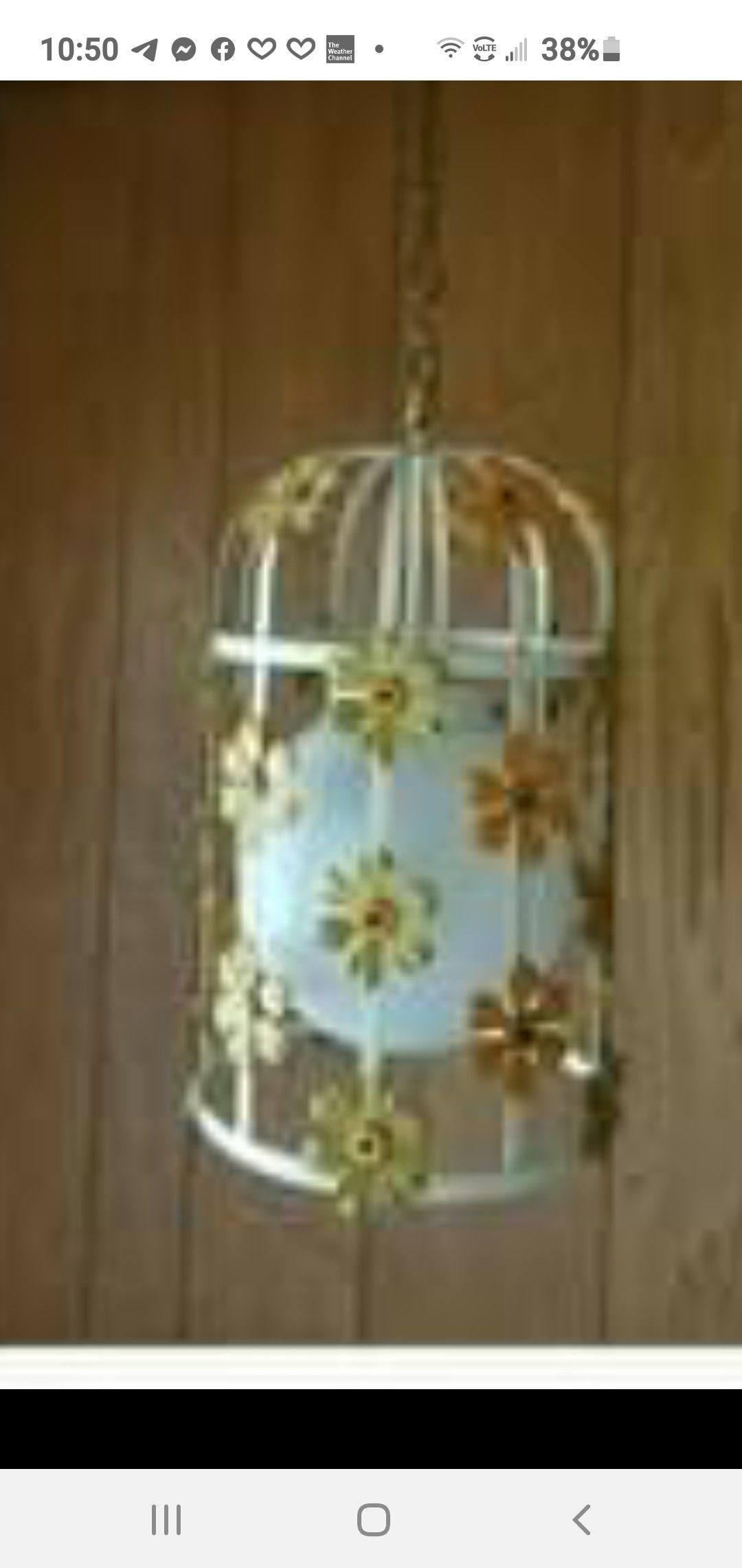 Retro Swag Flower Power Hanging Lamp!!!