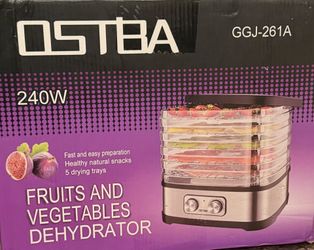 OSTBA 5-Tray Food Dehydrator – 240W