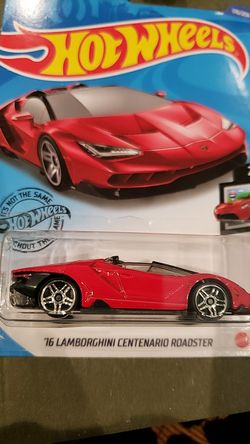 Hot wheels 16 lamborghini centensrio roadster