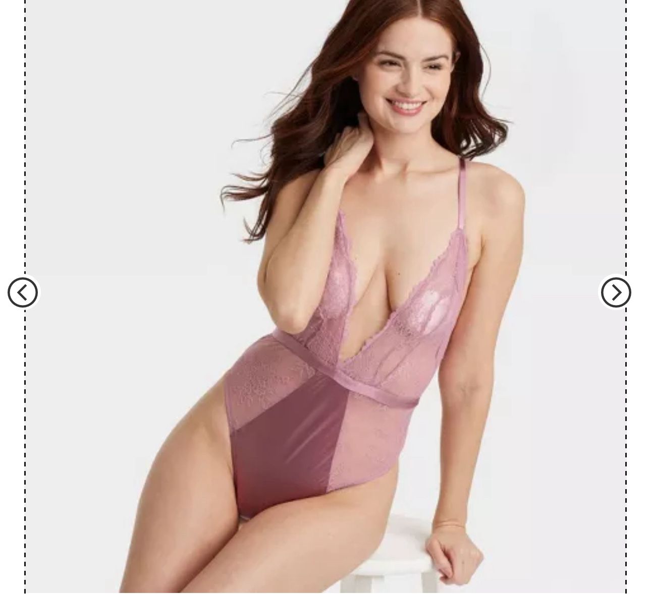 Lace Unlined Lingerie Bodysuit