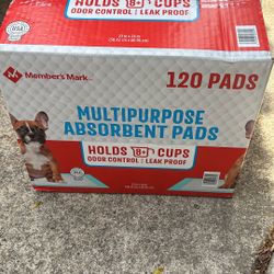 Member’s Mark Multipurpose Absorbent Pet Pads – 120 Count