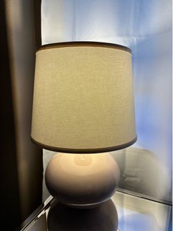 Light pink lamp