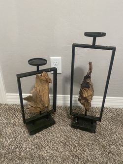 $10For Both 2 Candle Holder’s 