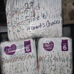 Diaper Parents Choice Size 6 60Ct 