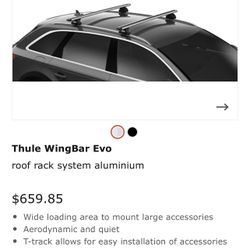 Thule Roof Racks For Audi Q5 Like New