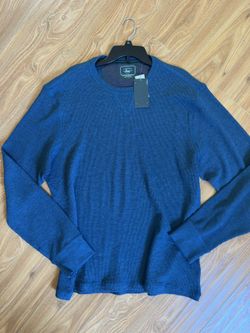 Bass XXL Blue Green Long Sleeve Thermal Like Shirt Men’sTop