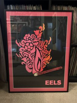 Eels Rock Poster Framed 20.25” x 26.5”