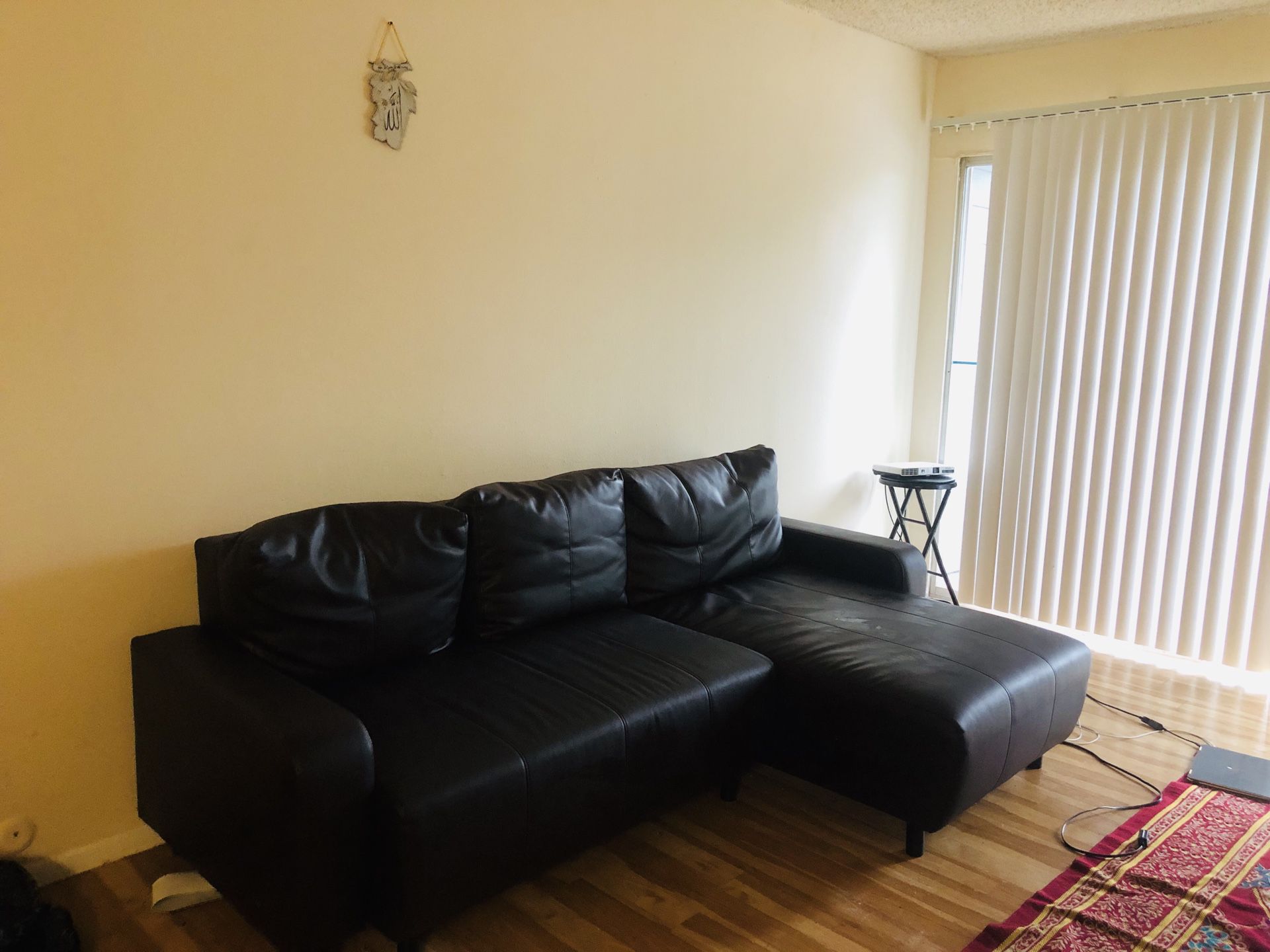 Beautiful leather couch for sale