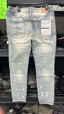 Purple jeans