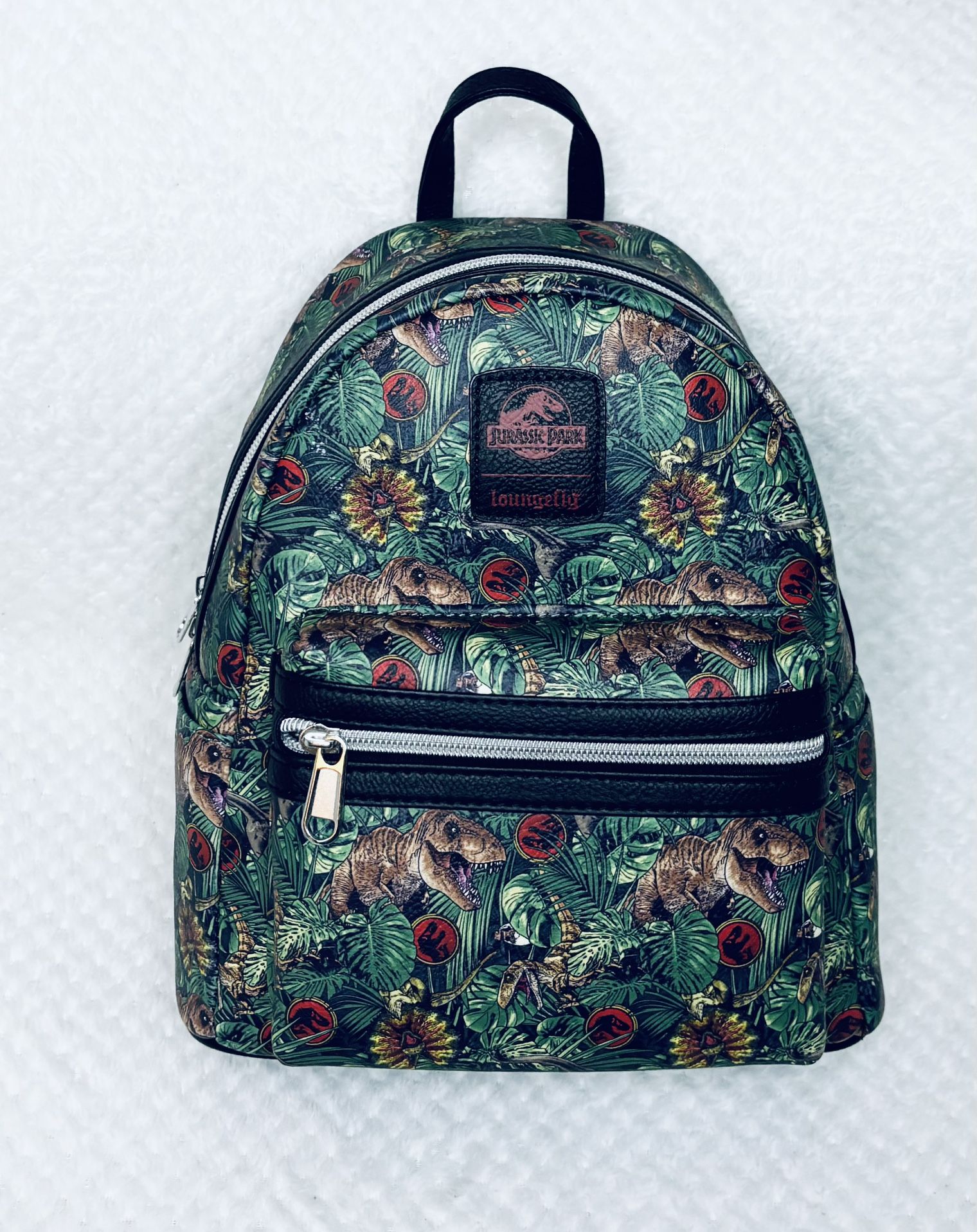 Loungefly Jurassic Park Dinosaur Jungle Mini Backpack