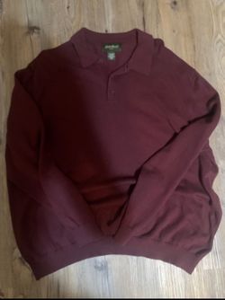Eddie Bauer Long Sleeve Polo Size XXL