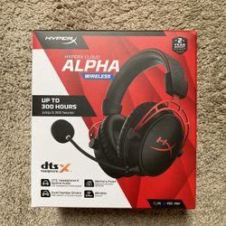 **Brand New** HyperX Cloud Alpha Wireless - Gaming Headset for PC