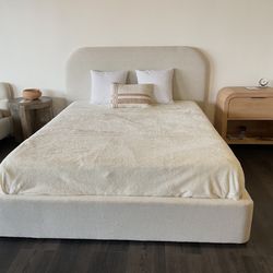 Elevated Designer Bed Frame — Mattress Ready