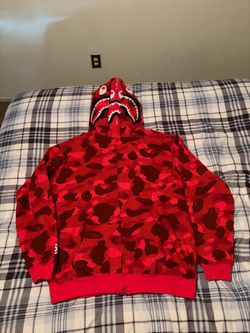 Red Bathing Ape Hoodie