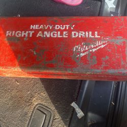 Milwaukee Right Angle Drill 
