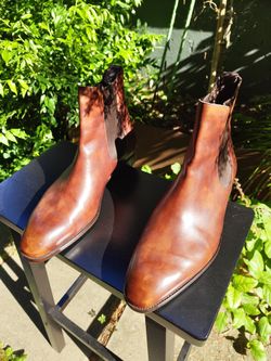 Carmina Brown Chelsea Boots, 9