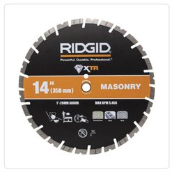 14" Ridgid masonry diamond blade