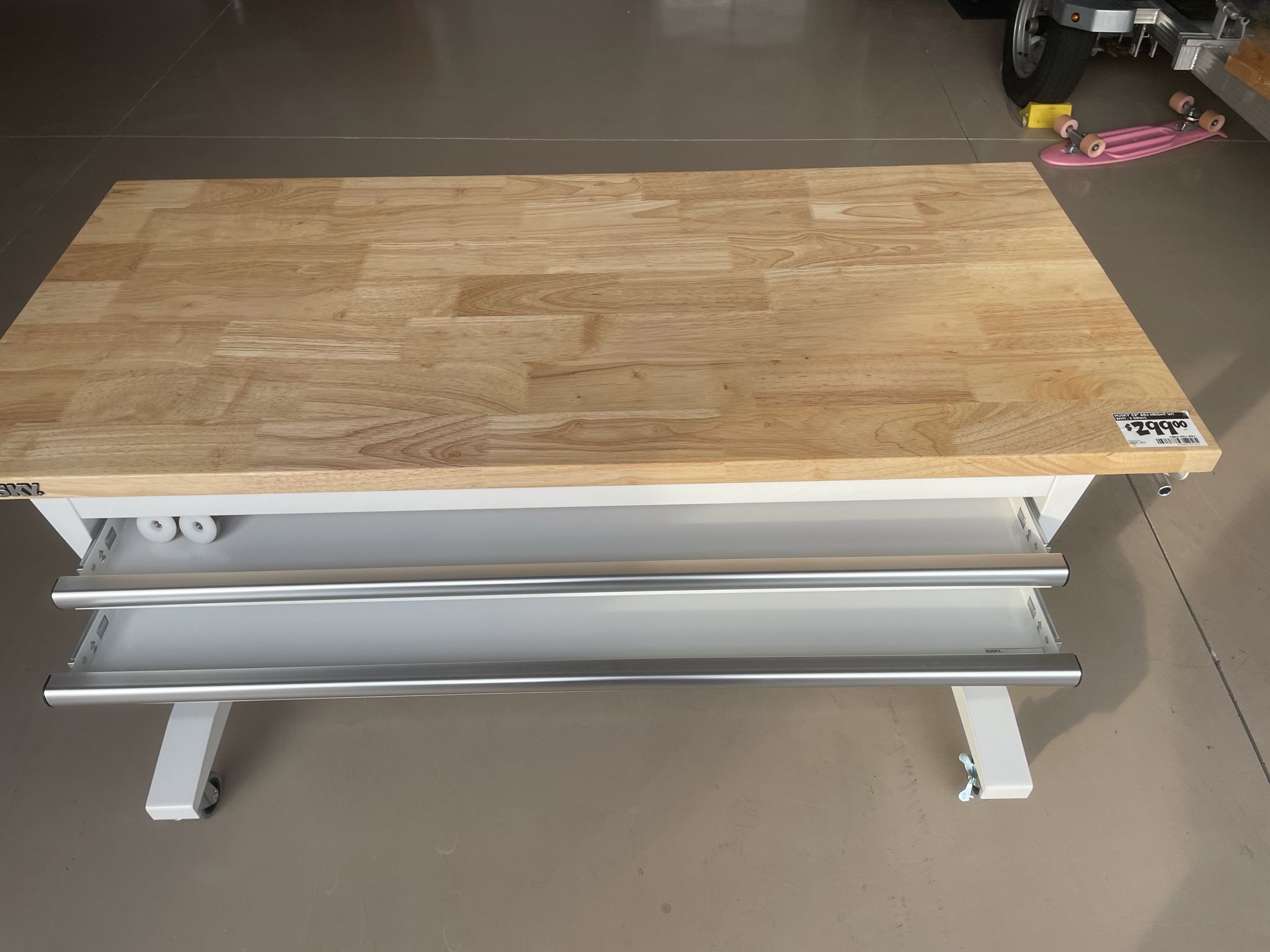 Husky 52” Adjustable Height 2 Drawer