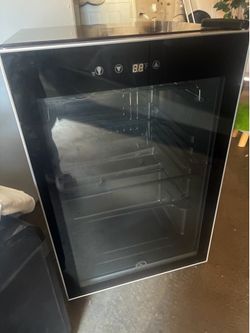 Beverage Cooler with Glass Door ( need Repair)