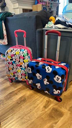 Minnie and Mickey luggage