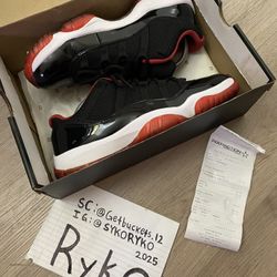 Jordan 11 Lows Bred OG ALL Sz 10 (2015 Release) 