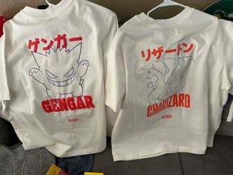 Pokemon Gengar charzard shirts