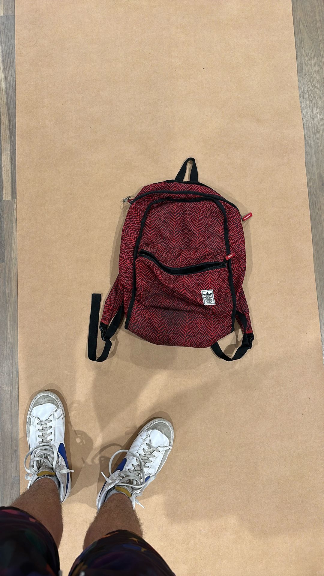 Red Adidas Backpack