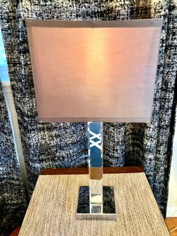 23” H mirrored lamp -  $15 obo