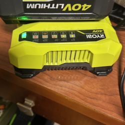 Ryobi 40v Battery And Charger