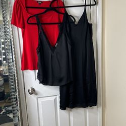 Express Dress/Blouse & Intimately Free People Blouse